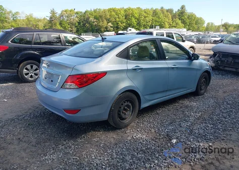 2012 Hyundai Accent Gls z USA, uszkodzony, nr VIN KMHCT4AE4CU056506